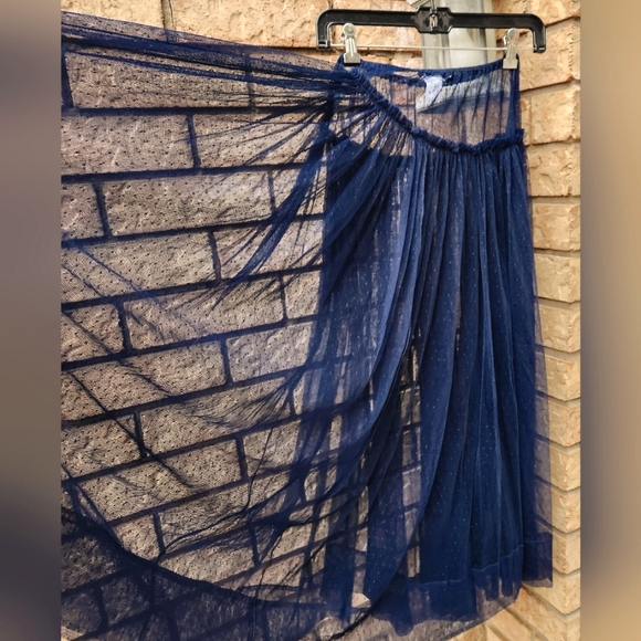 Mary Grant Sheer Tulle Maxi Skirt One Size - Picture 2 of 8